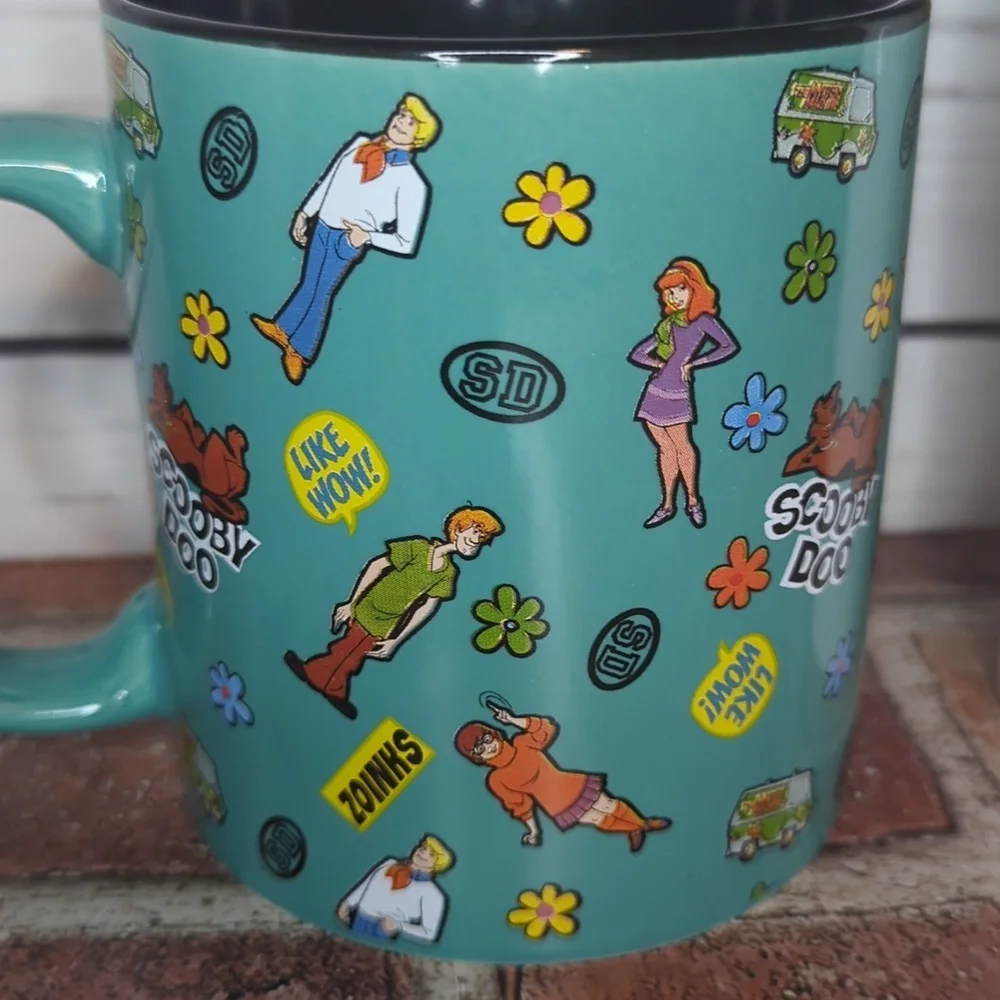 Teal Turquoise Large‎ Oversized Scooby Doo Shaggy and the Gang Coffee Mug